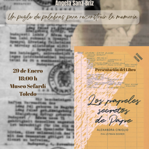 Museo Sefardí. Conferencia “Los papeles secretos de Pape: un puzle de palabras para reconstruir la memoria”.