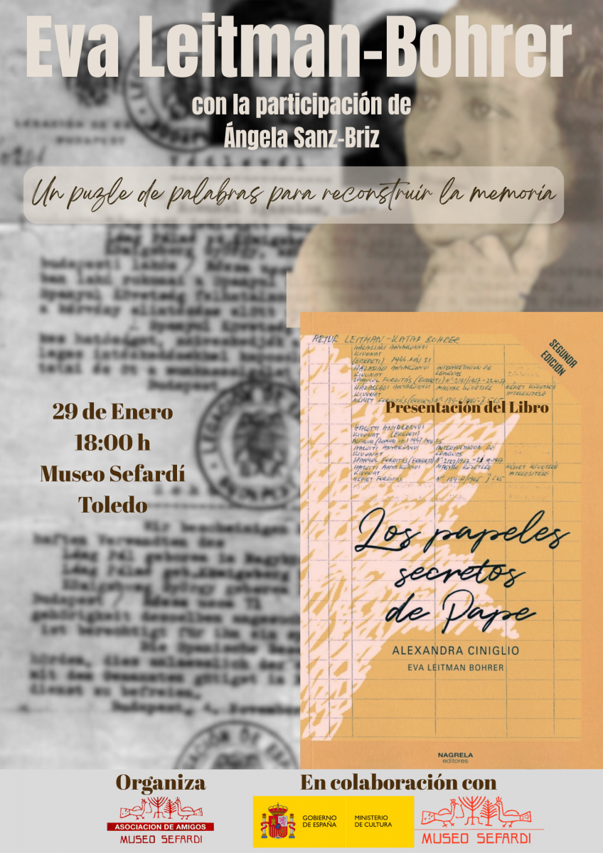 https://www.toledo.es/wp-content/uploads/2025/12/a-1-848x1200.png. Museo Sefardí. Conferencia “Los papeles secretos de Pape: un puzle de palabras para reconstruir la memoria”.