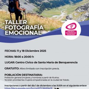 aller de fotografía emocional. Escuela Toledana de Igualdad.