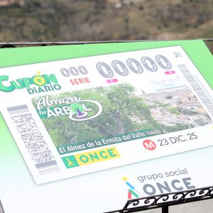 l almez de la Ermita del Valle protagonizará el cupón de la ONCE el 23 de diciembre como símbolo del patrimonio natural de la ciudad