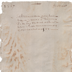 82. Preparativos para la celebración de la llegada de Santa Leocadia en 1587