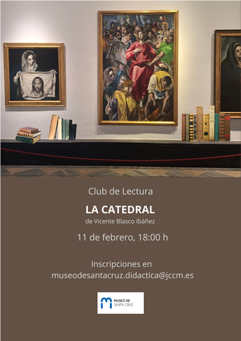 https://www.toledo.es/wp-content/uploads/2026/01/club-de-lectura-la-catedral.png. V edición del Club de Lectura del Museo de Santa Cruz.