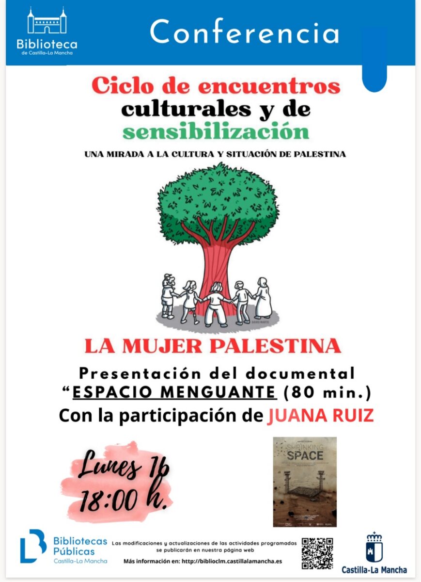 https://www.toledo.es/wp-content/uploads/2026/02/1772537550402-869x1200.jpg. Conferencia: «Una mirada a la cultura y situación palestina: mujeres.»