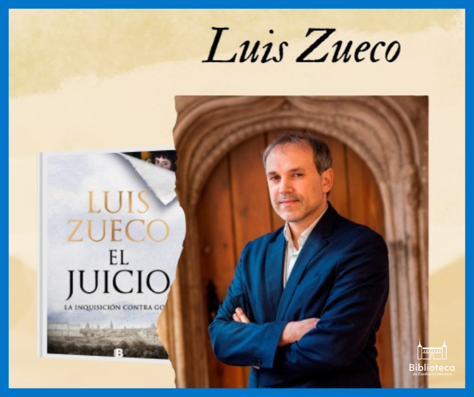 https://www.toledo.es/wp-content/uploads/2026/02/24-marzo-19_00-h.png. Encuentro con Luis Zueco, que nos presenta el libro «El juicio».