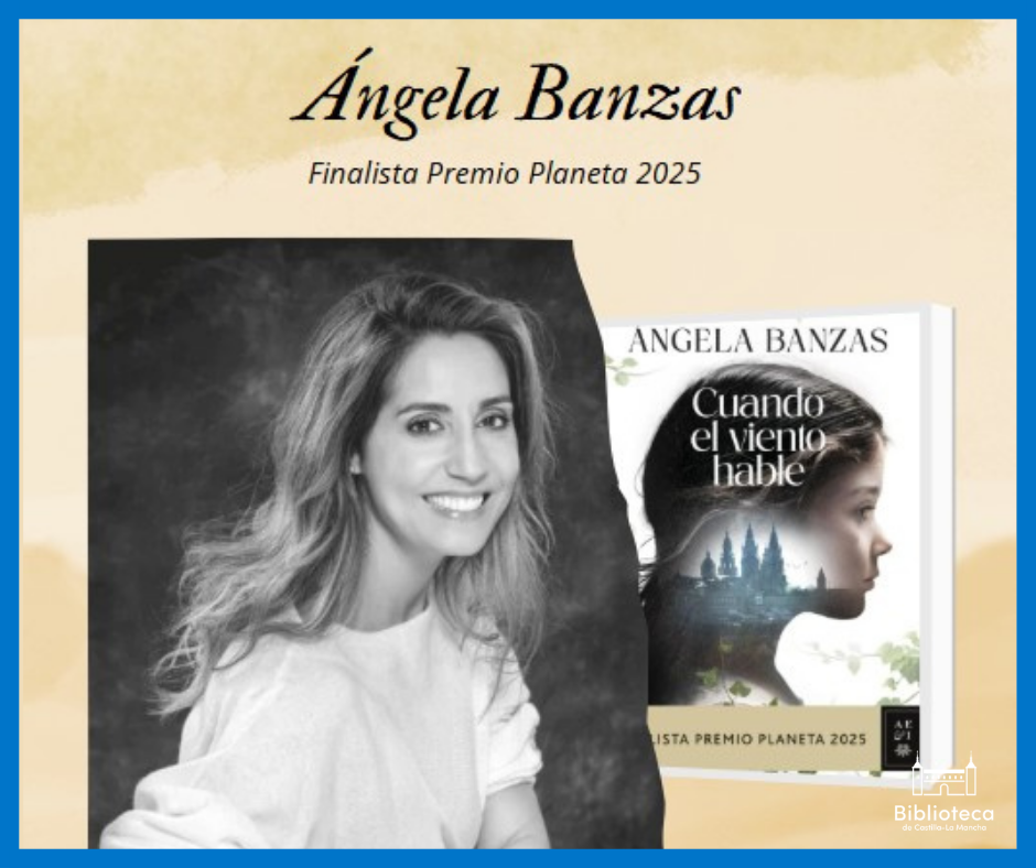 https://www.toledo.es/wp-content/uploads/2026/02/3-marzo-19_00-h.png. Presentación del libro “Cuando el viento hable”, de Ángela Banzas, finalista del Premio Planeta 2025.