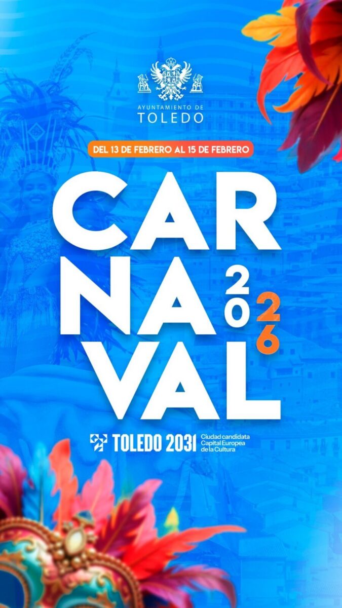 https://www.toledo.es/wp-content/uploads/2026/02/cartel-carnaval-2026-675x1200.jpg. El concejal de Festejos presenta el Carnaval 2026 con más participación, más premios y una programación para todos los públicos