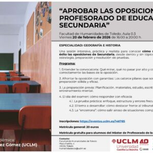 Facultad de Humanidades (UCLM) «Aprobar las oposiciones al profesorado de Educación Secundaria»