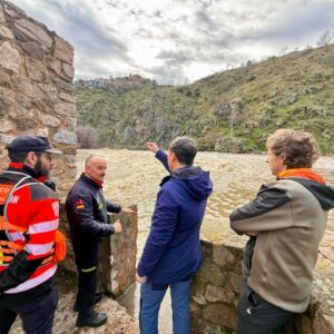 l alcalde de Toledo pide máxima prudencia y responsabilidad ante la crecida del río Tajo tras las últimas borrascas