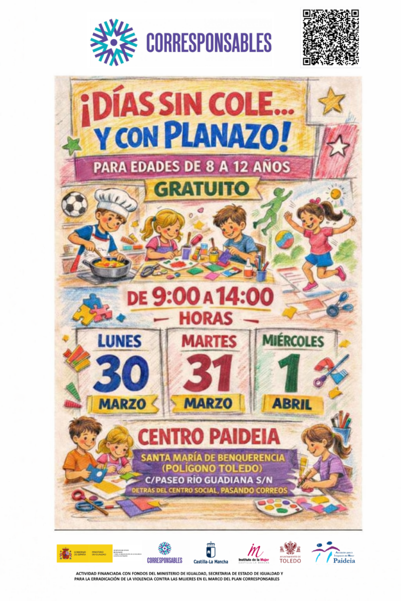 https://www.toledo.es/wp-content/uploads/2026/03/cartel-corresponsables-semana-santa-800x1200.png. Plan Corresponsables. SERVICIOS DÍAS NO LECTIVOS SEMANA SANTA.