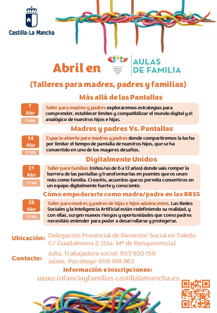 https://www.toledo.es/wp-content/uploads/2026/03/nuevo-cartel-abril-mundo-digital-1.jpg. «Aulas de Familia: talleres para madres, padres y familias»